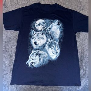 Vintage Wolves Graphic Tee